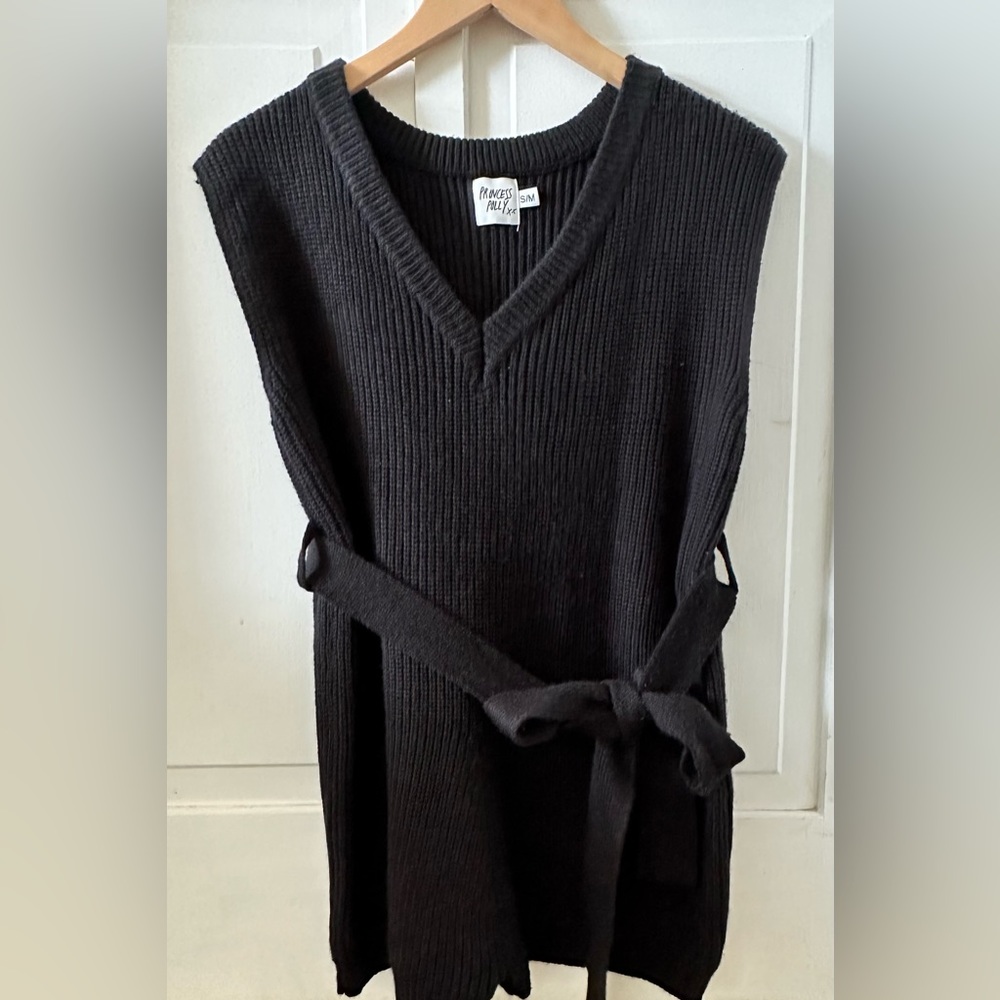 🖤 Princess Polly Black Sweater Knit Romper S/M